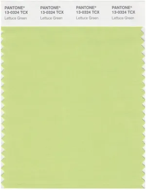 Pantone Smart 13-0324 TCX Color Swatch Card | Lettuce Green