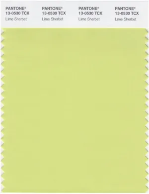 Pantone Smart 13-0530 TCX Color Swatch Card | Lime Sherbet