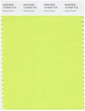 Pantone Smart 13-0535 TCX Color Swatch Card | Sharp Green