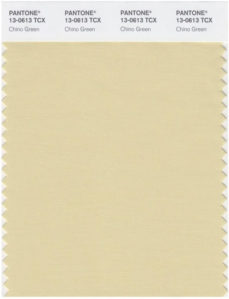 Pantone Smart 13-0613 TCX Color Swatch Card | Chino Green