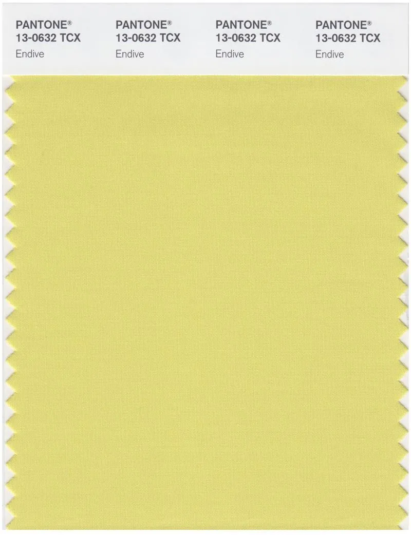 Pantone Smart 13-0632 TCX Color Swatch Card | Endive