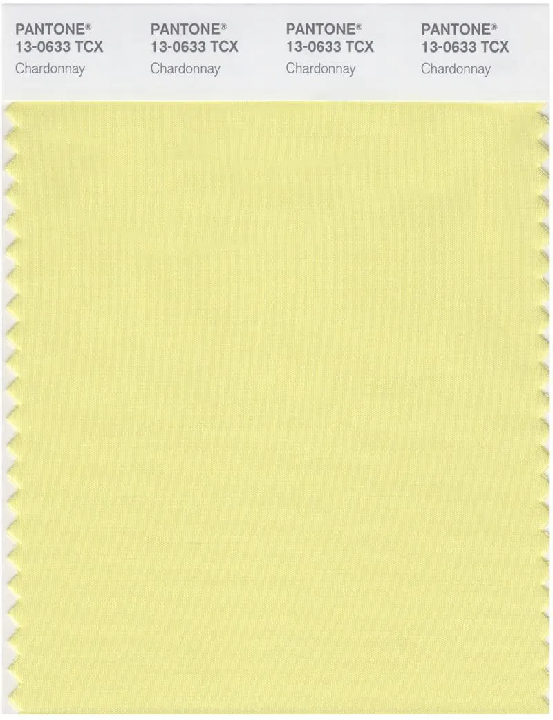 Pantone Smart 13-0633 TCX Color Swatch Card | Chardonnay