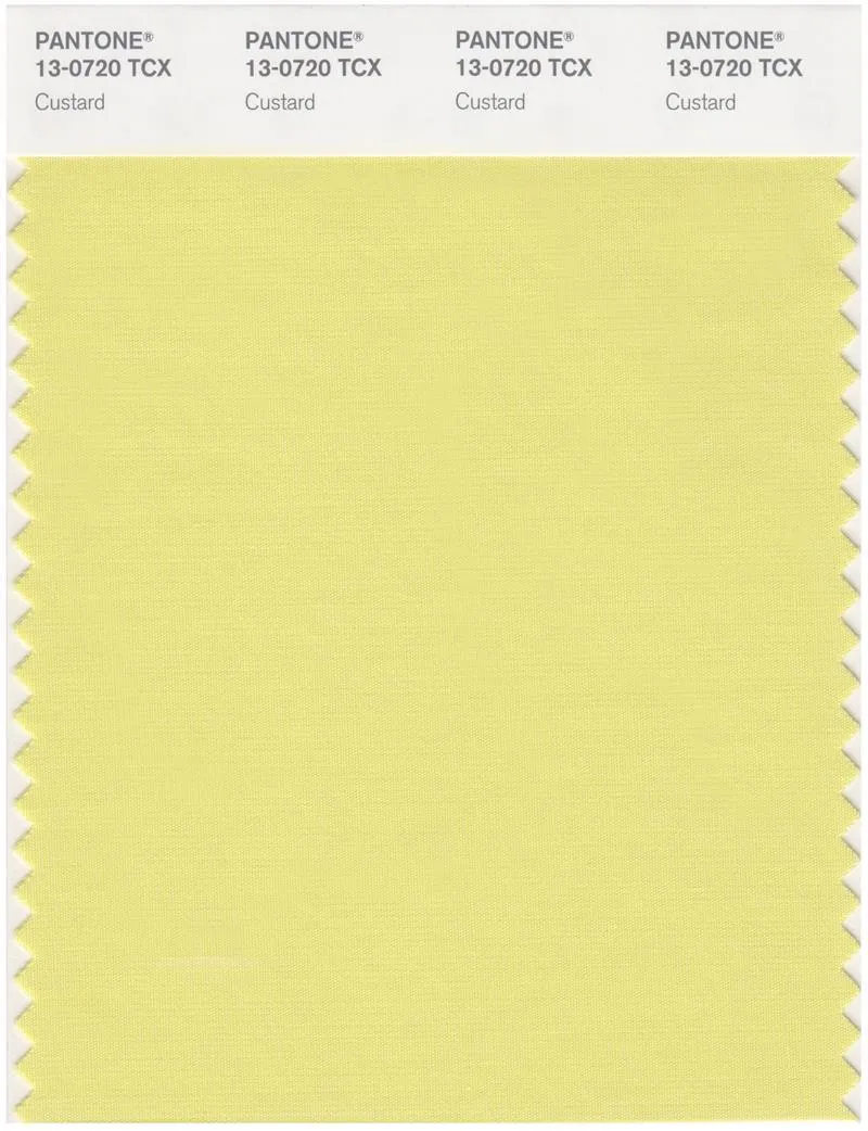 Pantone Smart 13-0720 TCX Color Swatch Card | Custard