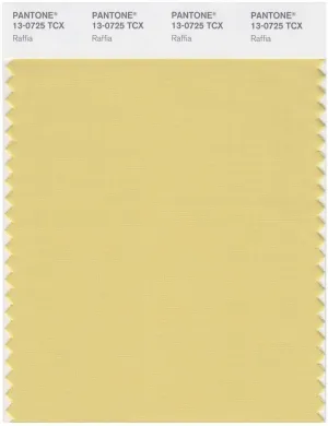 Pantone Smart 13-0725 TCX Color Swatch Card | Raffia