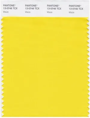 Pantone Smart 13-0746 TCX Color Swatch Card | Maize