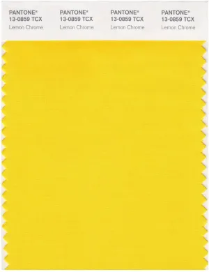 Pantone Smart 13-0859 TCX Color Swatch Card | Lemon Chrome