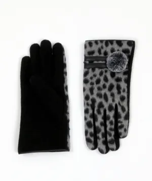 Paulina Gloves - Black/Grey