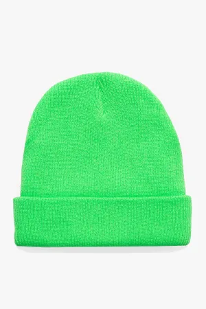 Plain Neon Knitted Beanie - W22 - UBH0013
