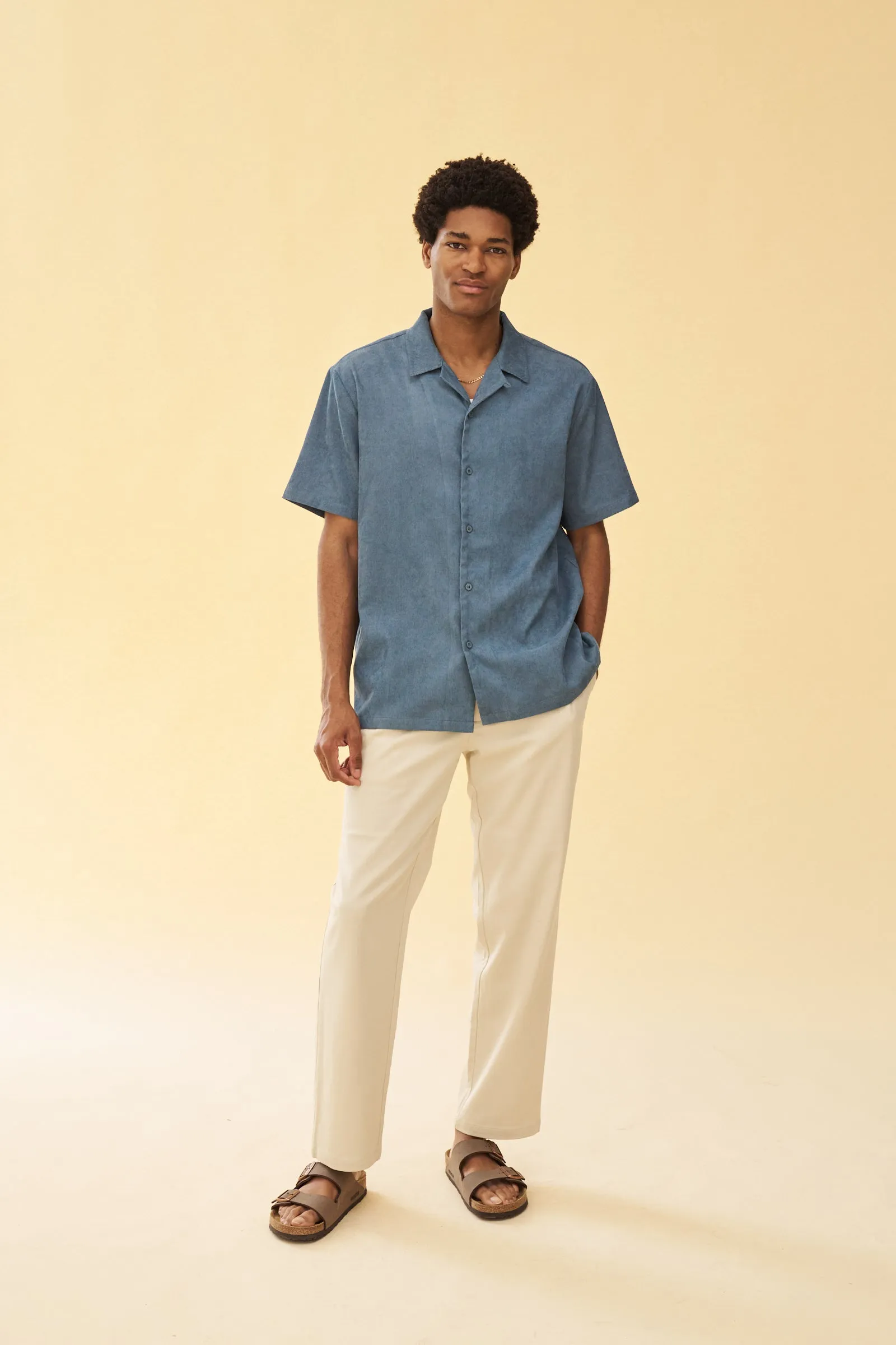 PLEATED SMART TROUSERS - CREAM