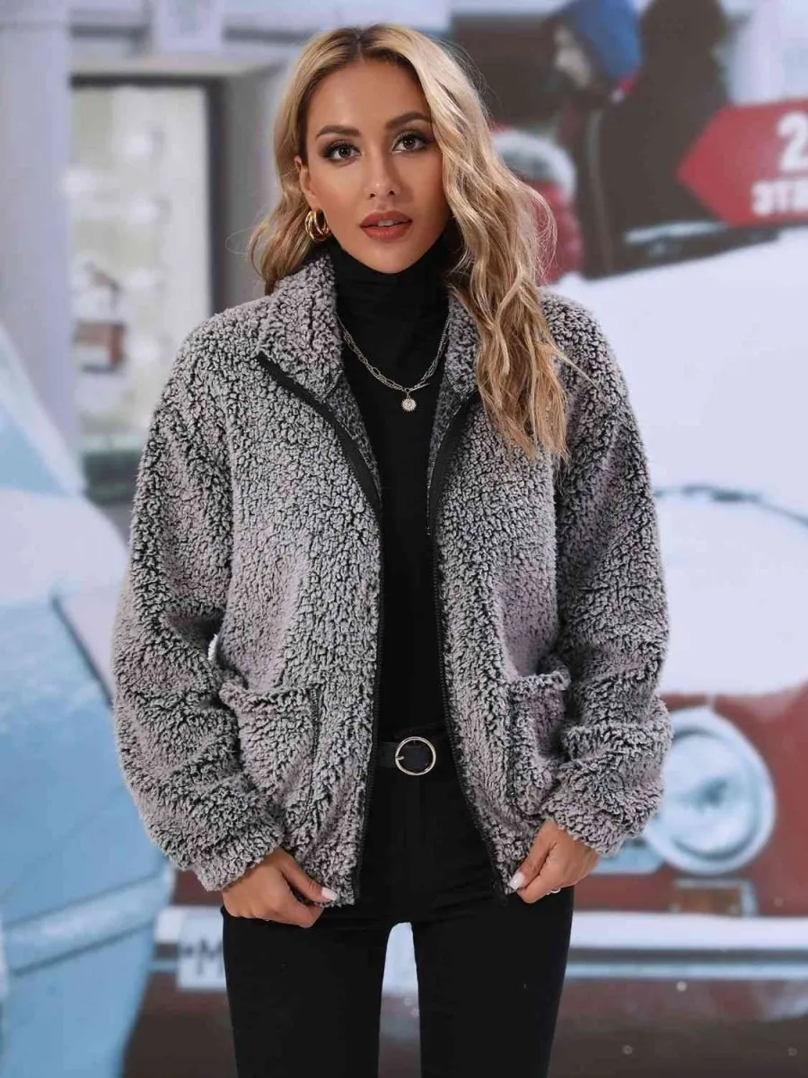 Plush Comfort Fleece Jackets for Women