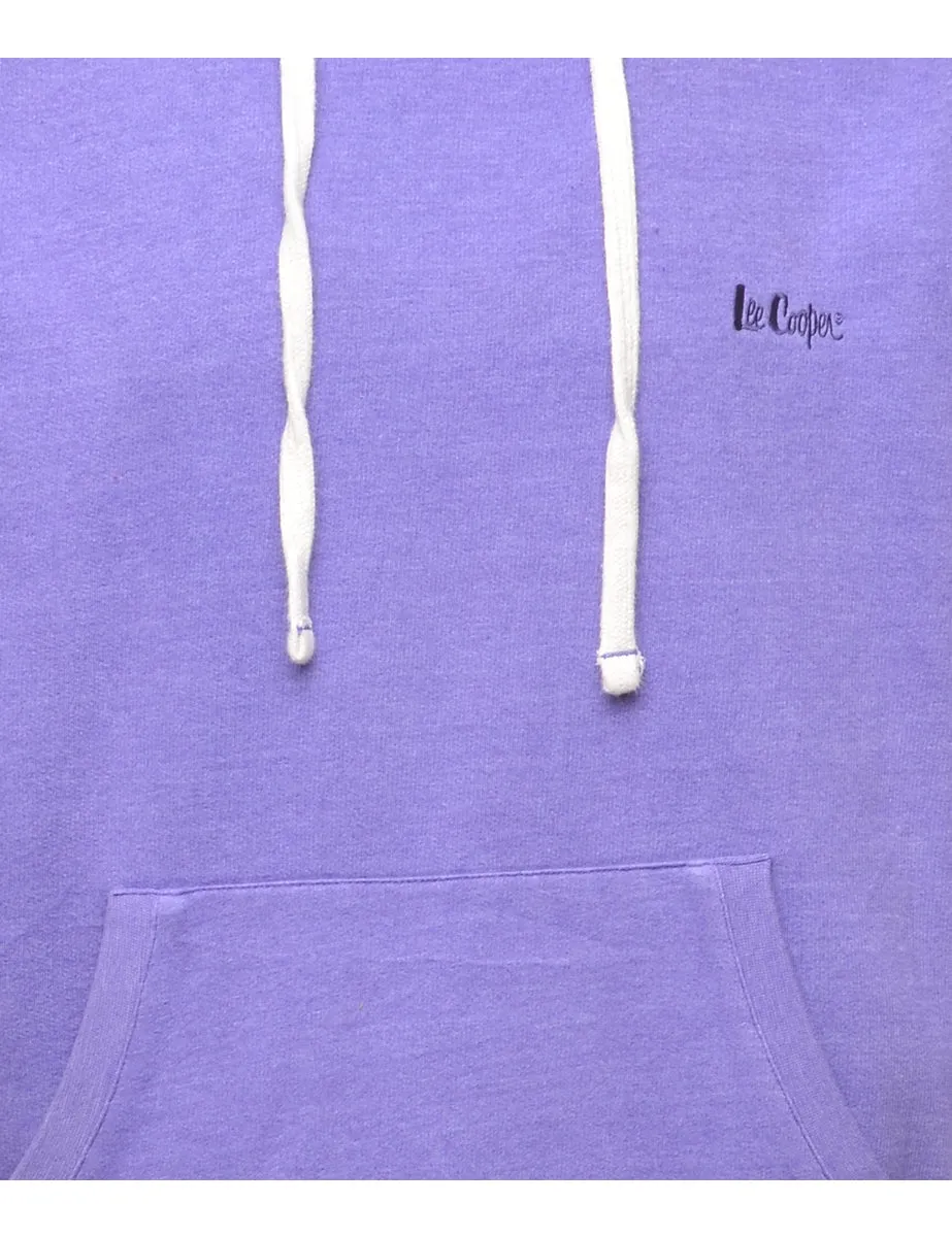 Purple Hooded Sweatshirt - M