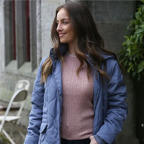 Rant and Rave Catriona Puffa Coat Blue