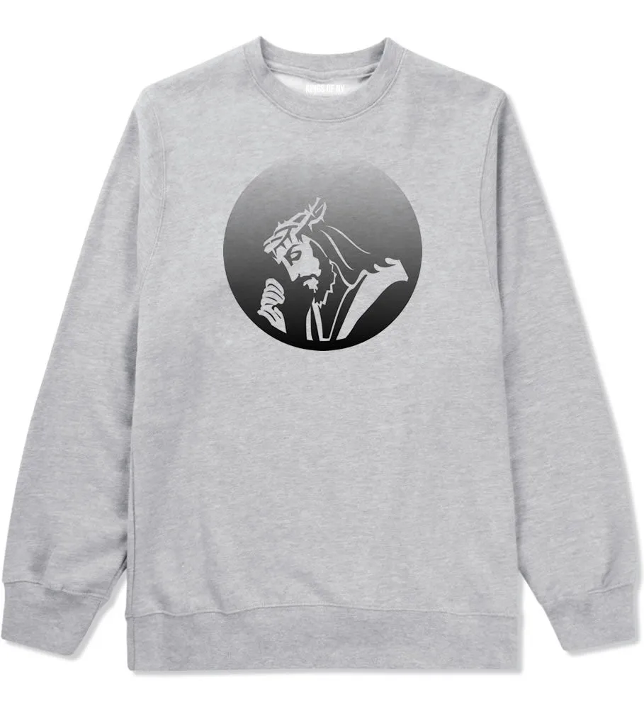 Religious Jesus Fade God Crewneck Sweatshirt
