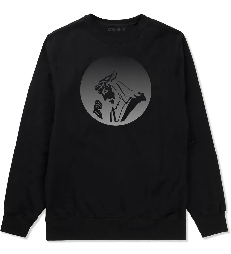 Religious Jesus Fade God Crewneck Sweatshirt