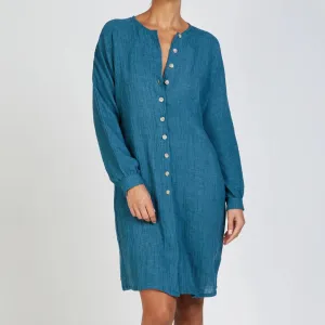 Sac | Ayra Shirt Dress | Teal