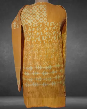 Semistitched Blockprinted Cotton Pintex Tunic