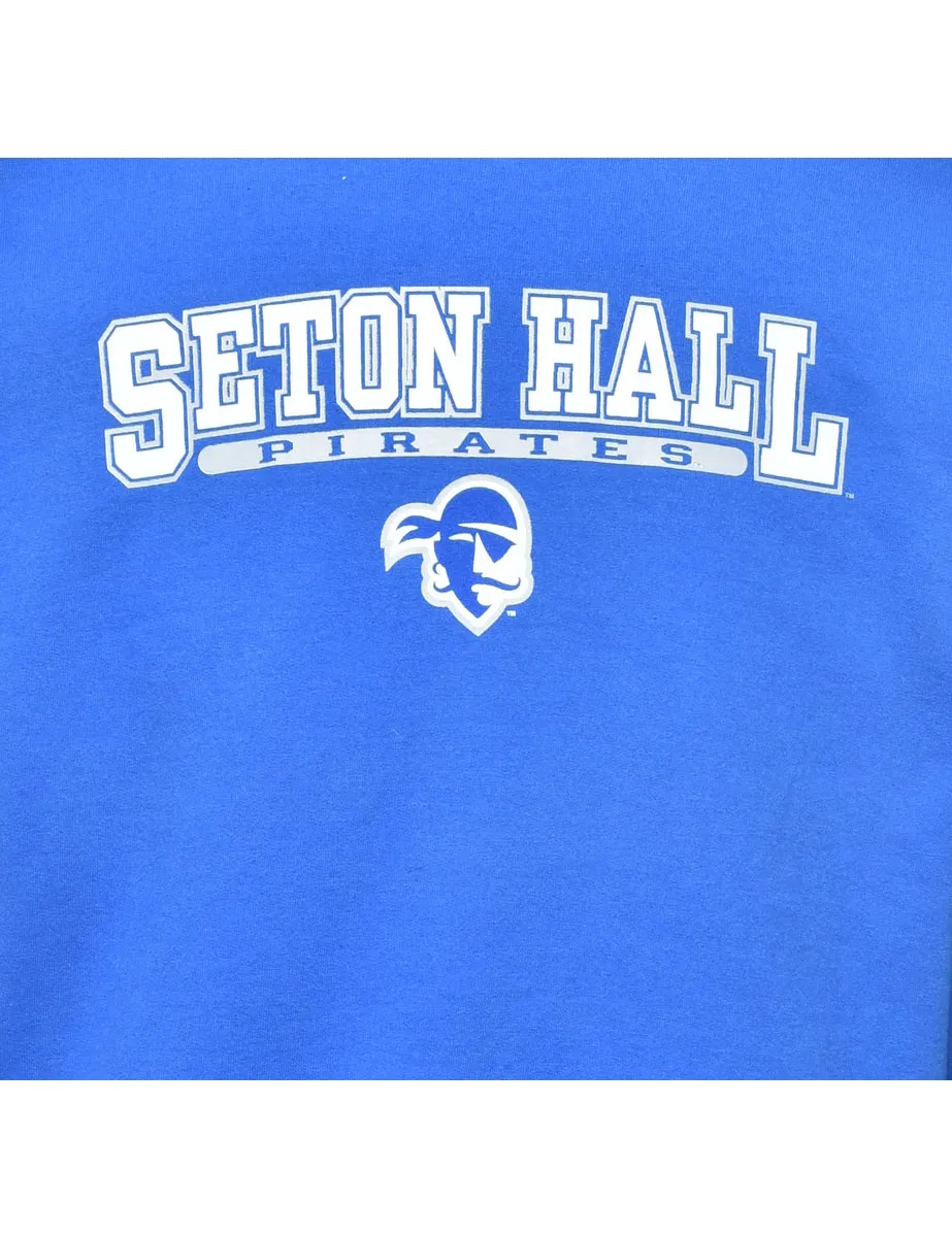 Seton Hall Pirates Printed Sweatshirt - M