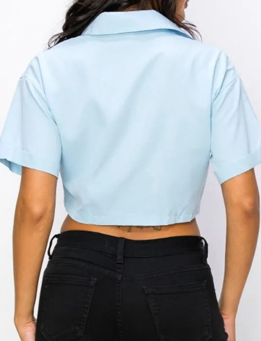 Sexy Polo Collar T-Shirt