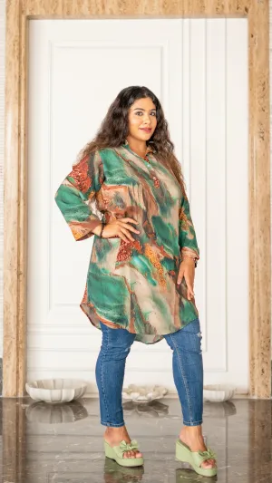 Shamrock Abstract Tunic