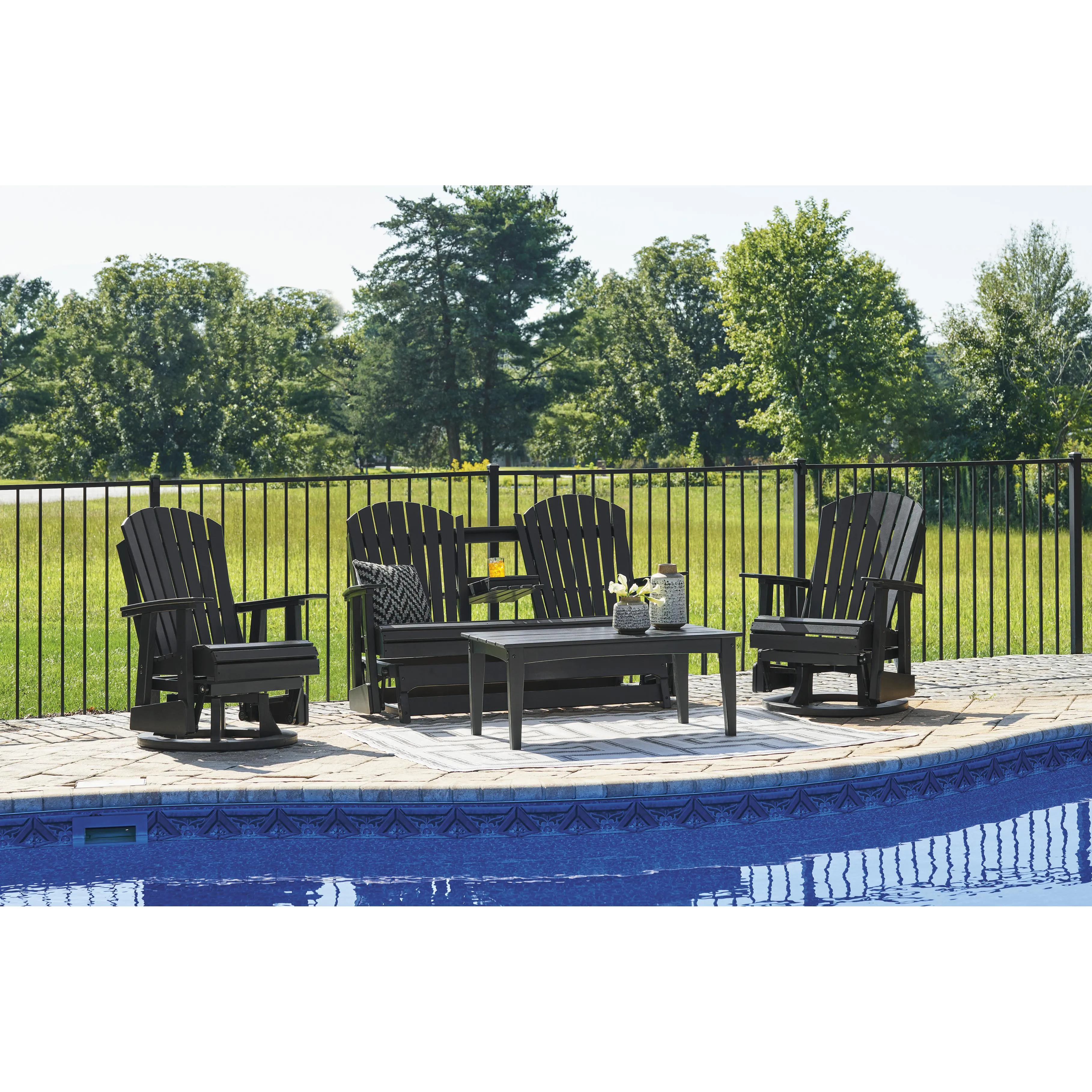 Signature Design by Ashley Hyland wave P108-820 Swivel Glider Chair