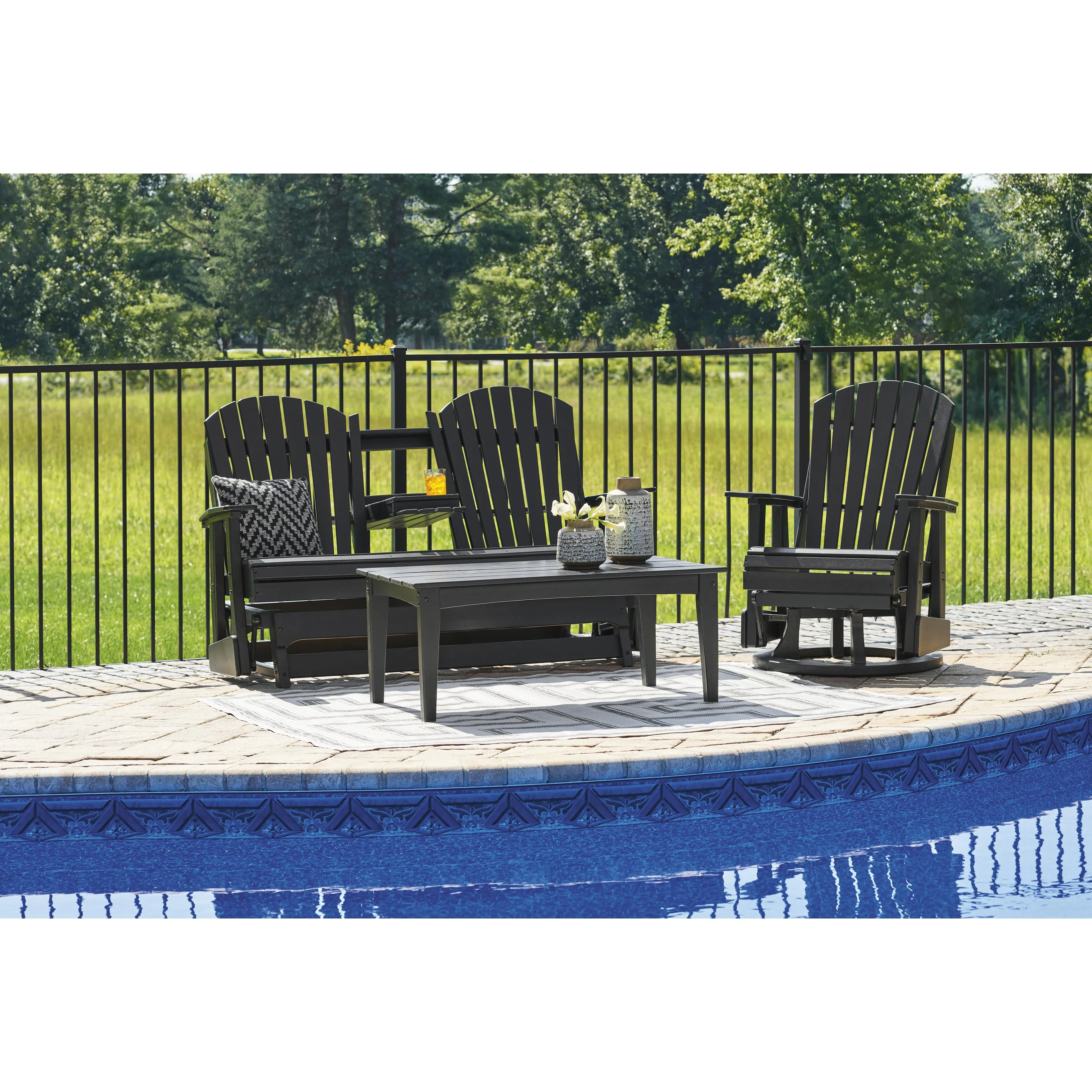 Signature Design by Ashley Hyland wave P108-820 Swivel Glider Chair