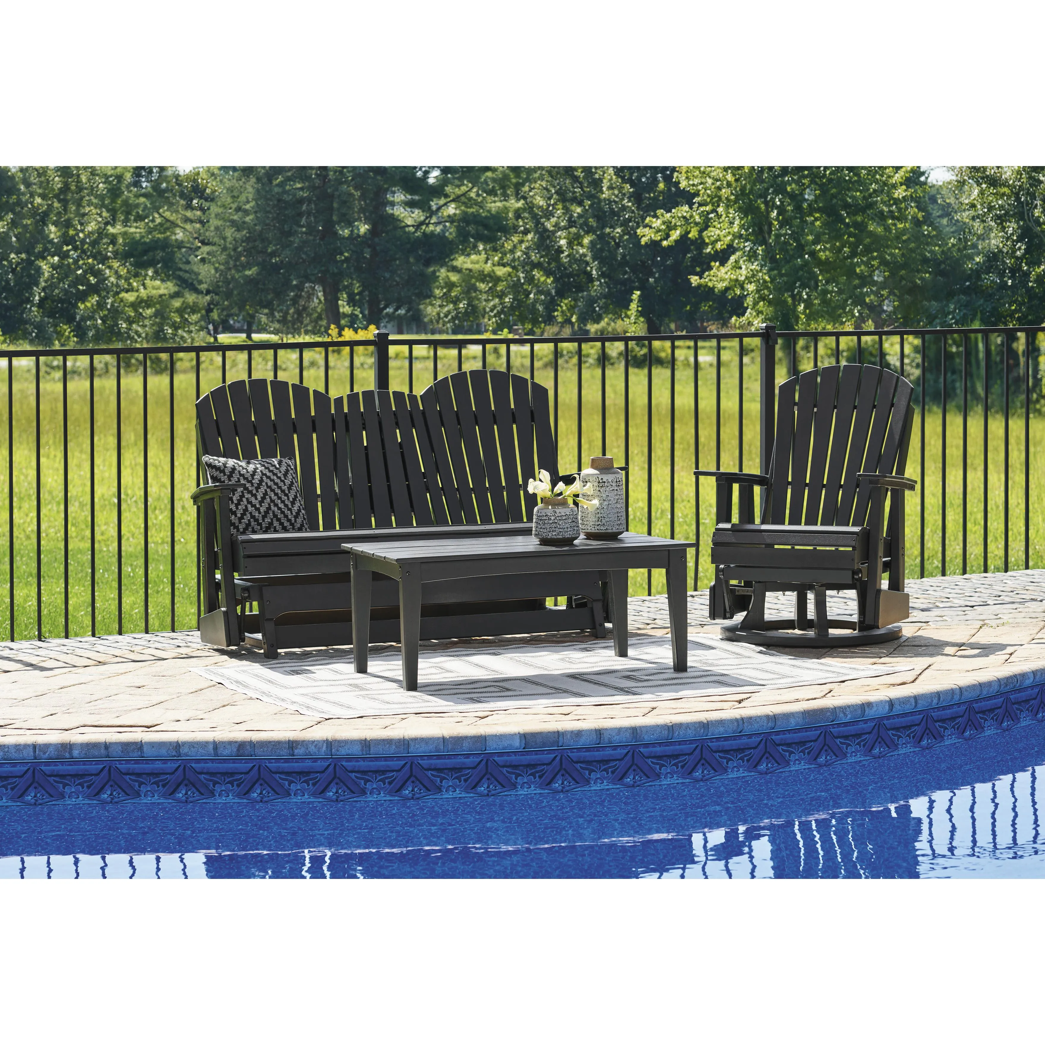 Signature Design by Ashley Hyland wave P108-820 Swivel Glider Chair