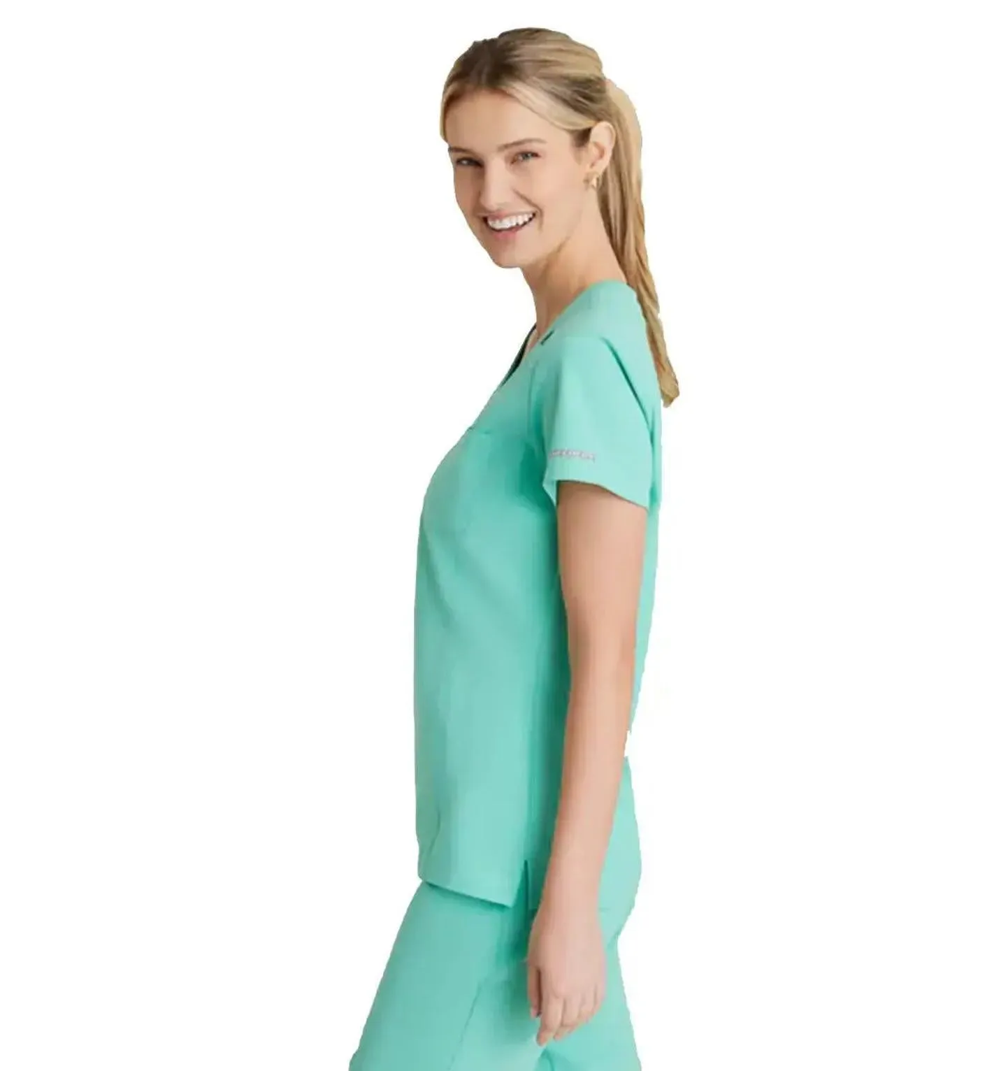 SKECHERS™ by Barco Dignity 1-Pocket Tuck-In Scrub Top