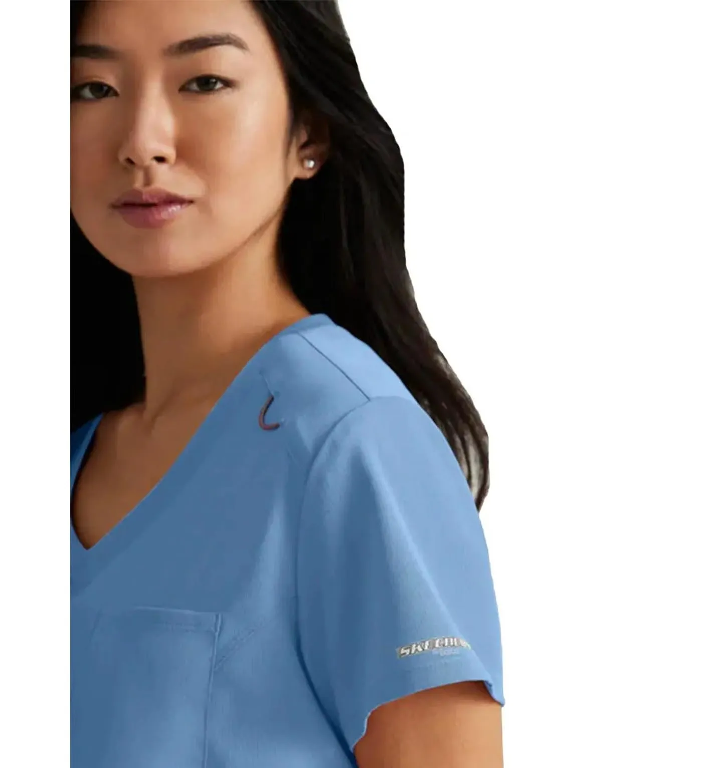 SKECHERS™ by Barco Dignity 1-Pocket Tuck-In Scrub Top