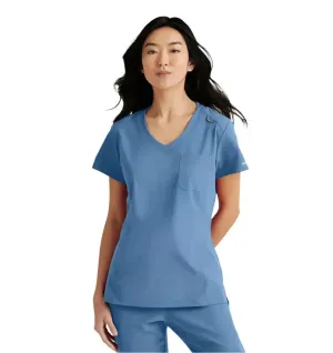 SKECHERS™ by Barco Dignity 1-Pocket Tuck-In Scrub Top
