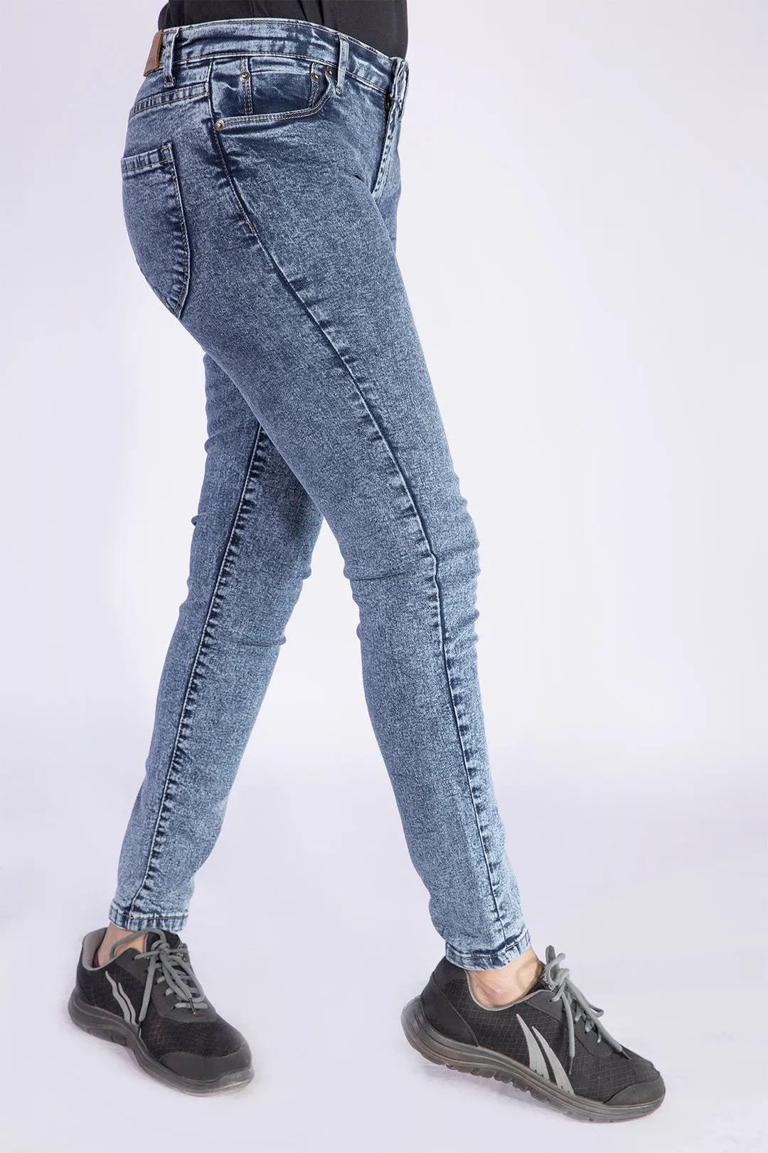 Skinny Fit Mid Wash Jeans  - W21 - WDJ0002