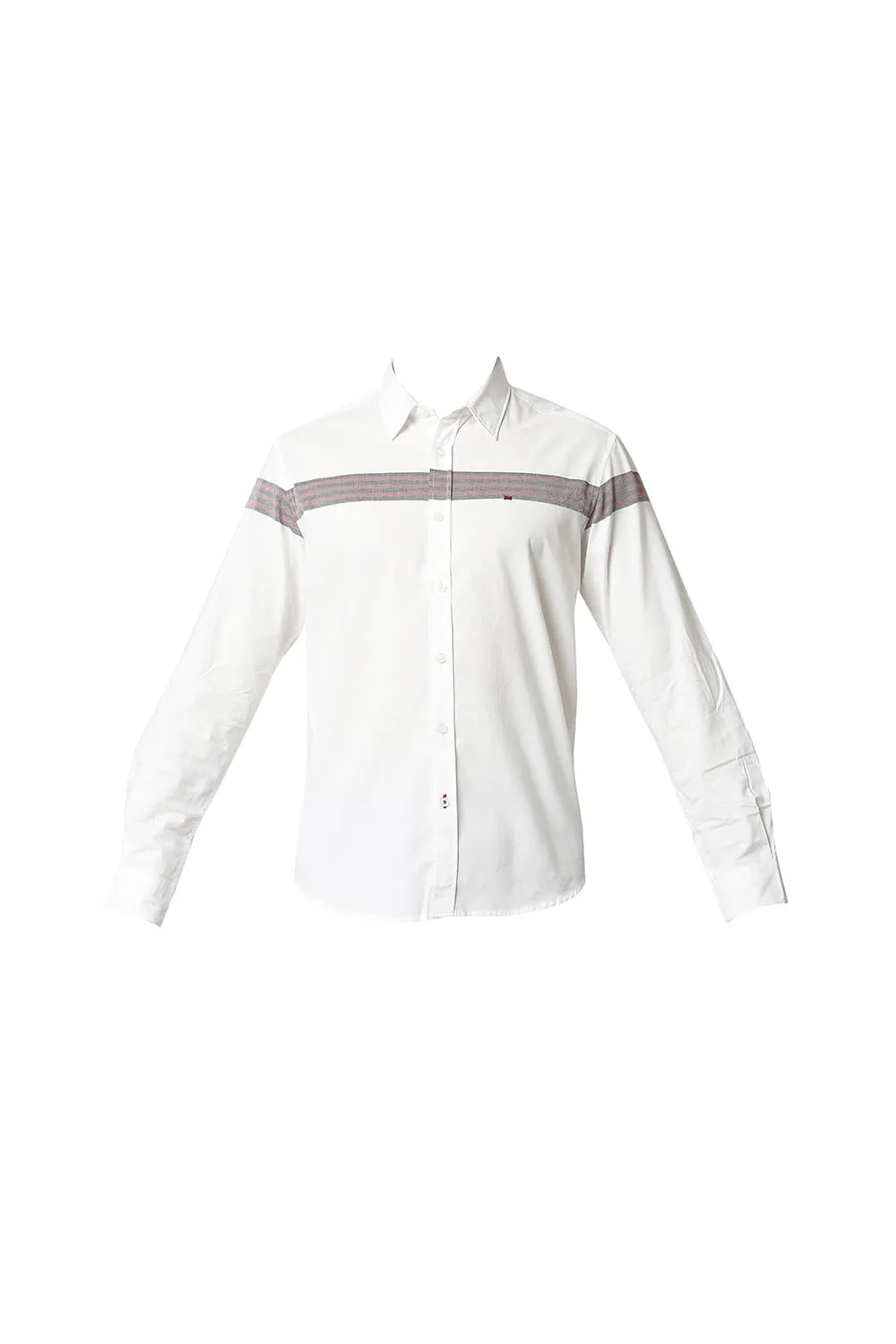Slim Fit Oxford Eng Weft Stripe Shirt