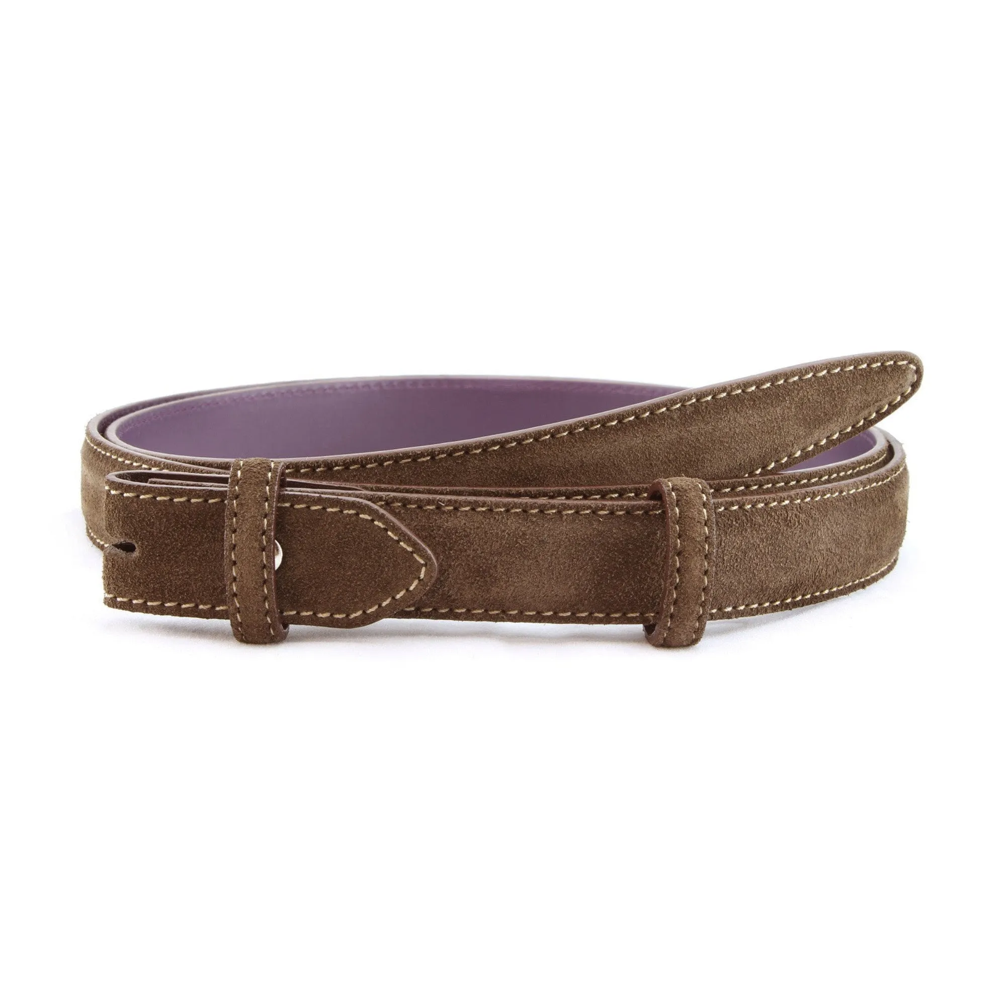Slim Suede Belt Strap