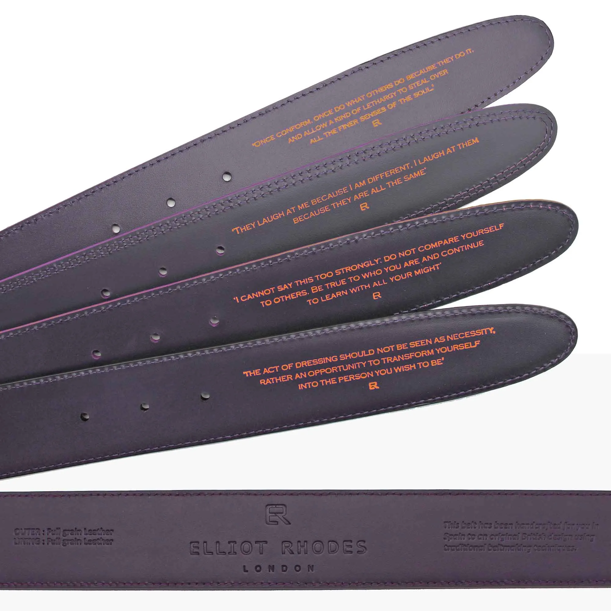 Slim Suede Belt Strap