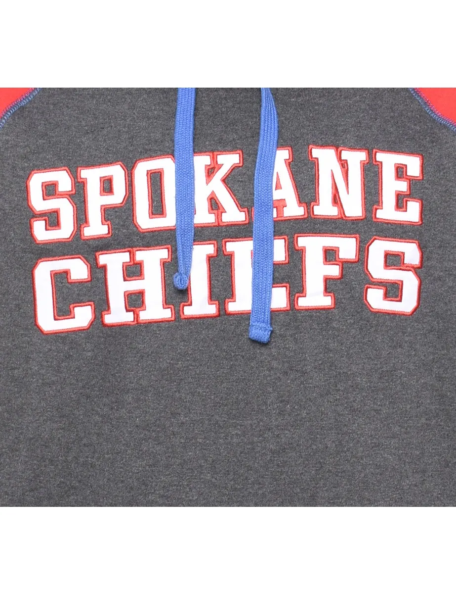 Spokane Chiefs Printed Hoodie - L
