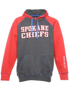 Spokane Chiefs Printed Hoodie - L