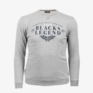 Sweatshirt gris col rond