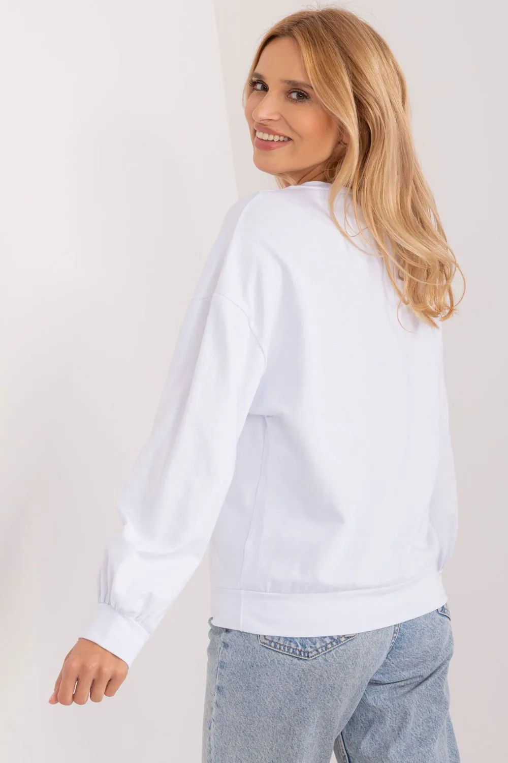 Sweatshirt Women Outfit 193343 Italy Moda
