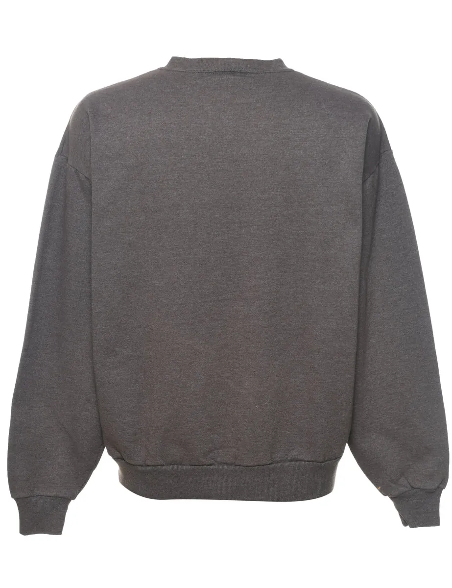 Tan Plain Sweatshirt - L