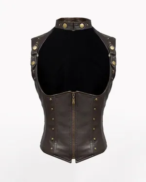 Techwear Women Corset Vest Top