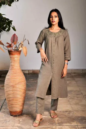 Tonal & Gold Work Tunic
