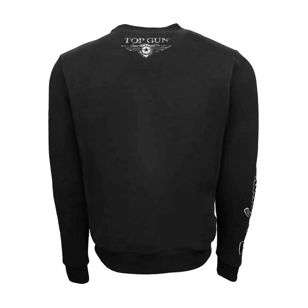 Top Gun Beast Mode Crewneck Sweatshirt Black