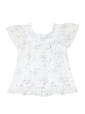 Tunic - Lilac print cotton