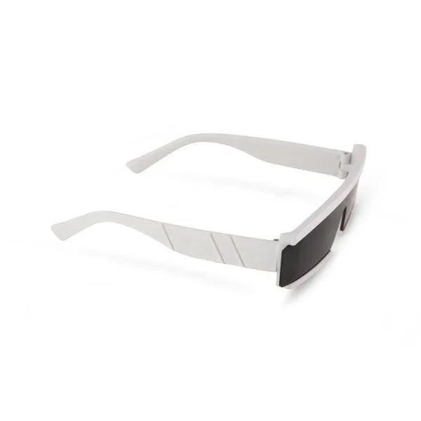 UNISEX WHITE AND BLACK SUNGLASS