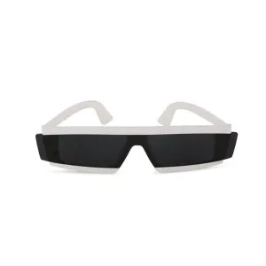 UNISEX WHITE AND BLACK SUNGLASS
