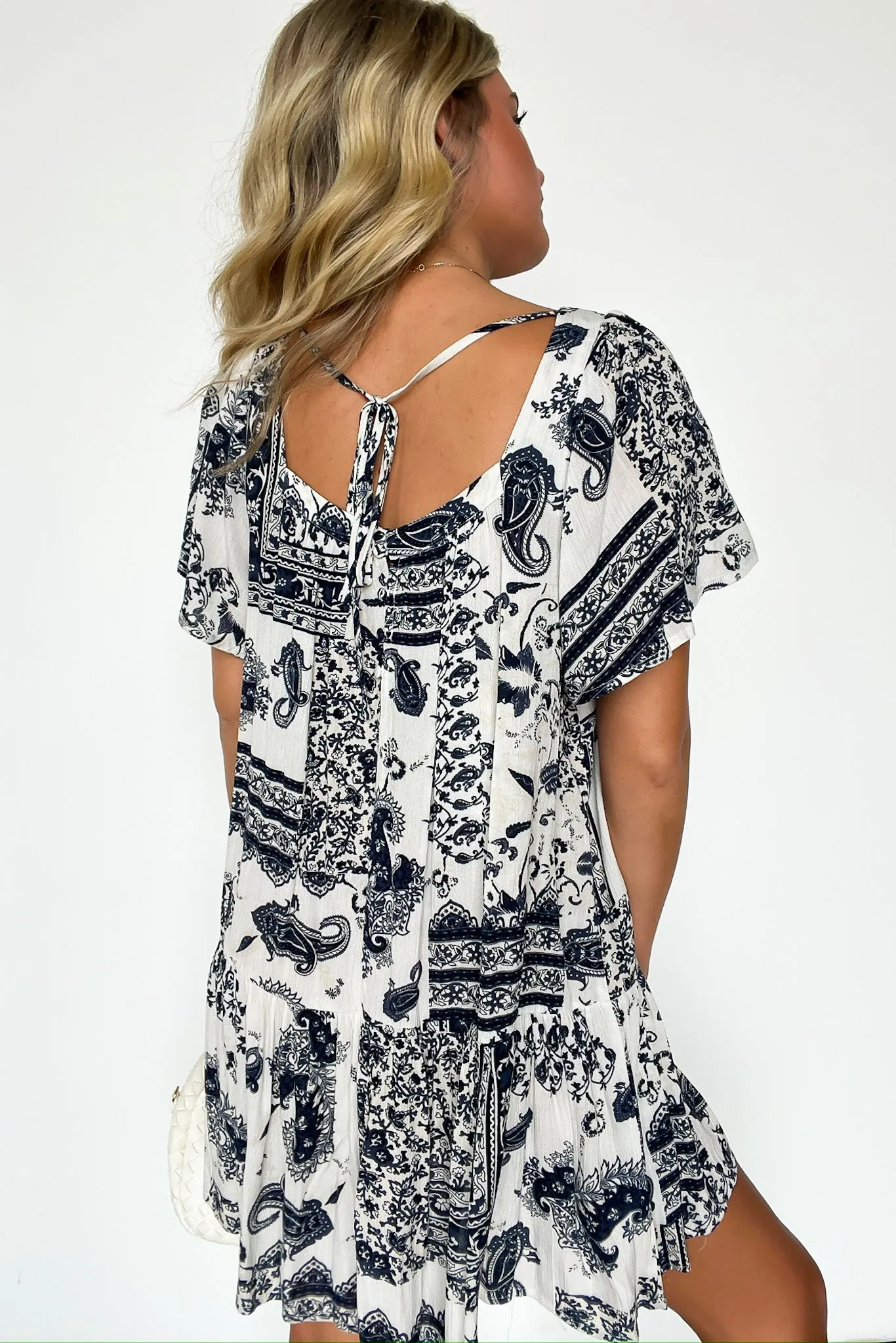 Valla Bandana Print Flowy Tunic Dress - FINAL SALE