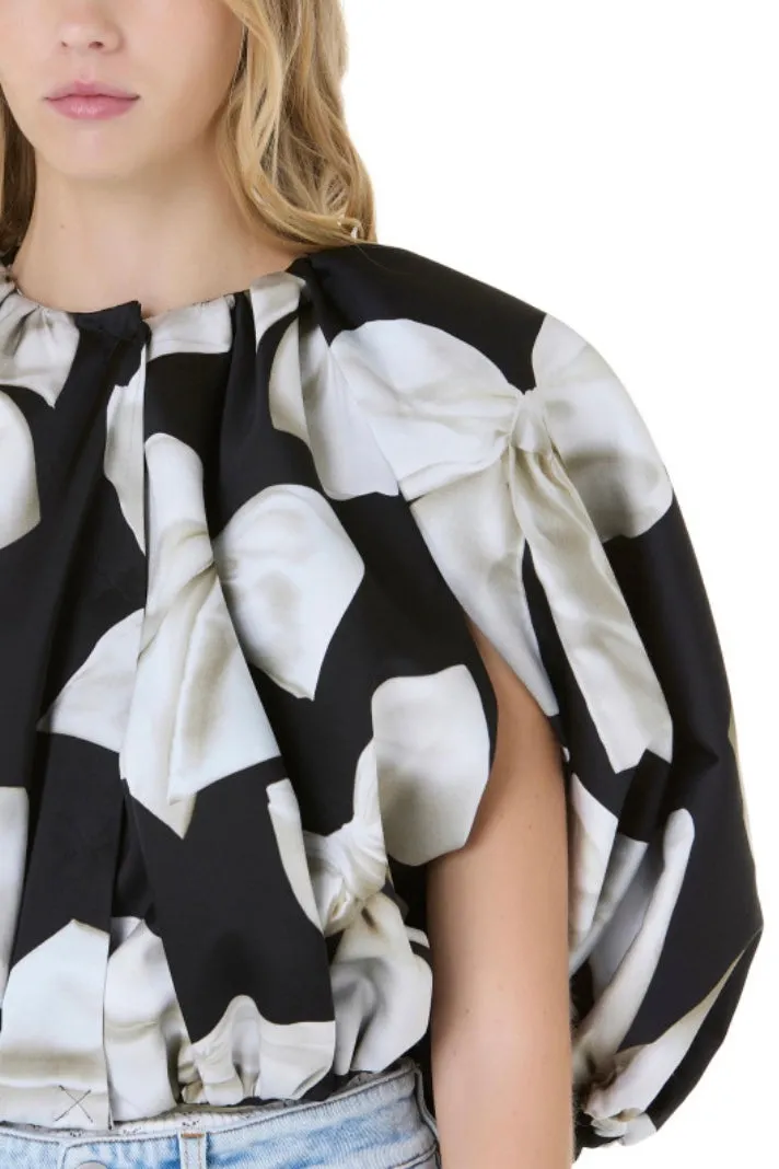 Vivetta - Bow Blouse: Black