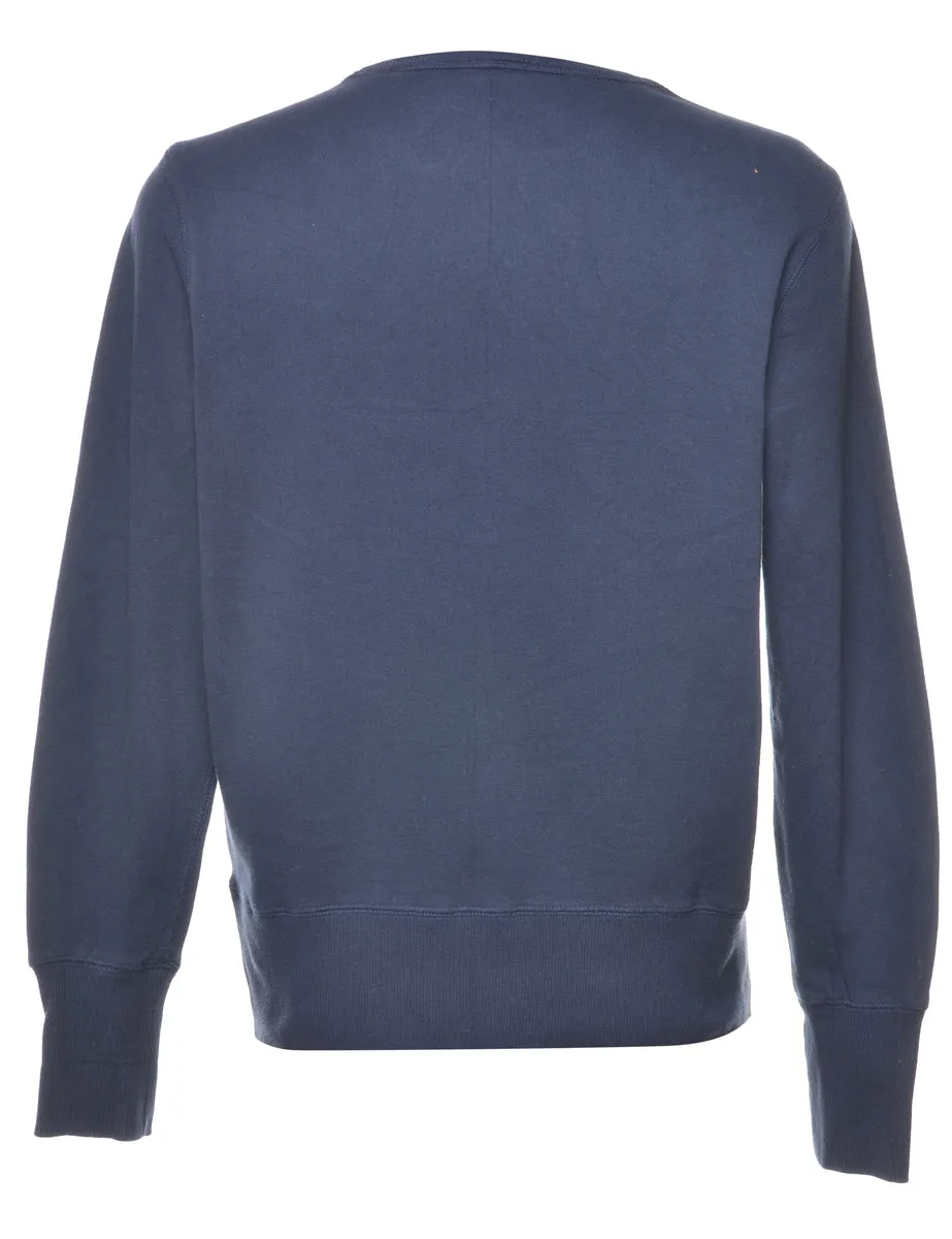 Wildcats Blue Printed Sweatshirt - XL
