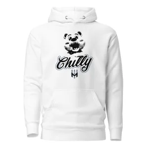 Wind Chill White "Chilly the Mascot" Hooded Sweatshirt