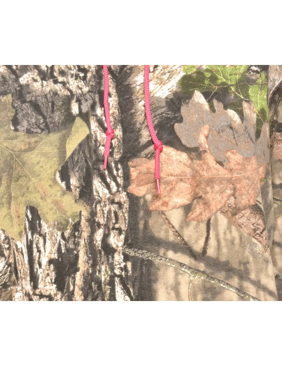 Woodland Printed Hoodie - L