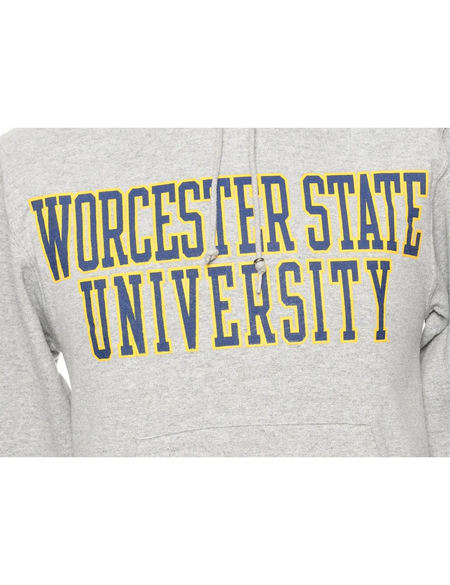 Worcester State University Printed Hoodie - M